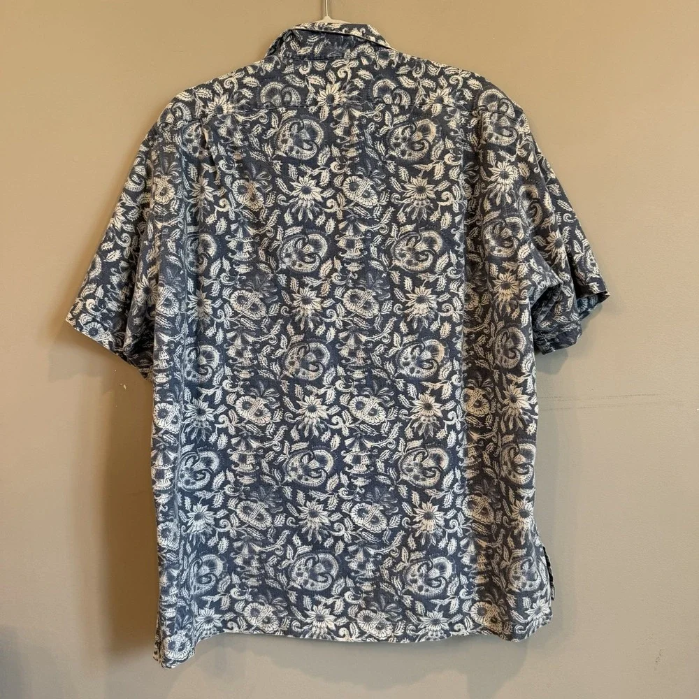 Polo Ralph Lauren Vintage Caldwell Shirt Size Large Floral Paisley Bandana 90s
